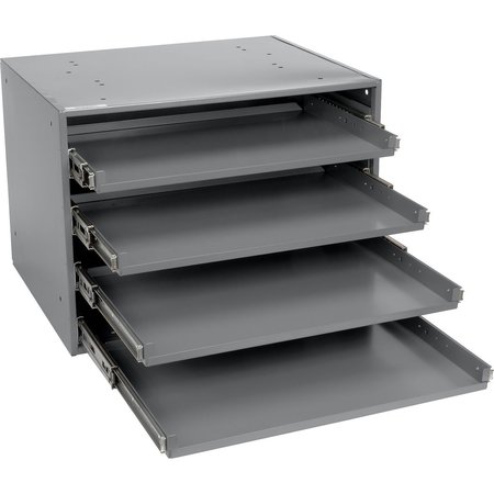 DURHAM MFG. Durham Heavy Duty Bearing Rack, For Large Compartment Boxes, Fits Four Boxes 303B-15.75-95